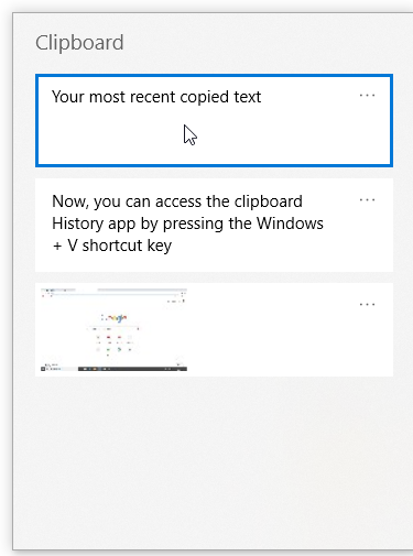 Multiple Copy in Clipboard in Windows 10