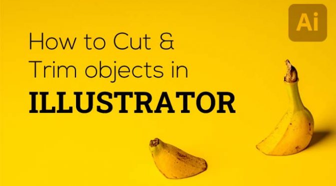 How to Cut and Trim Objects in Illustrator using Pathfinder