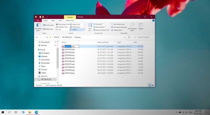 Rename Multiple Files at once in Windows 10